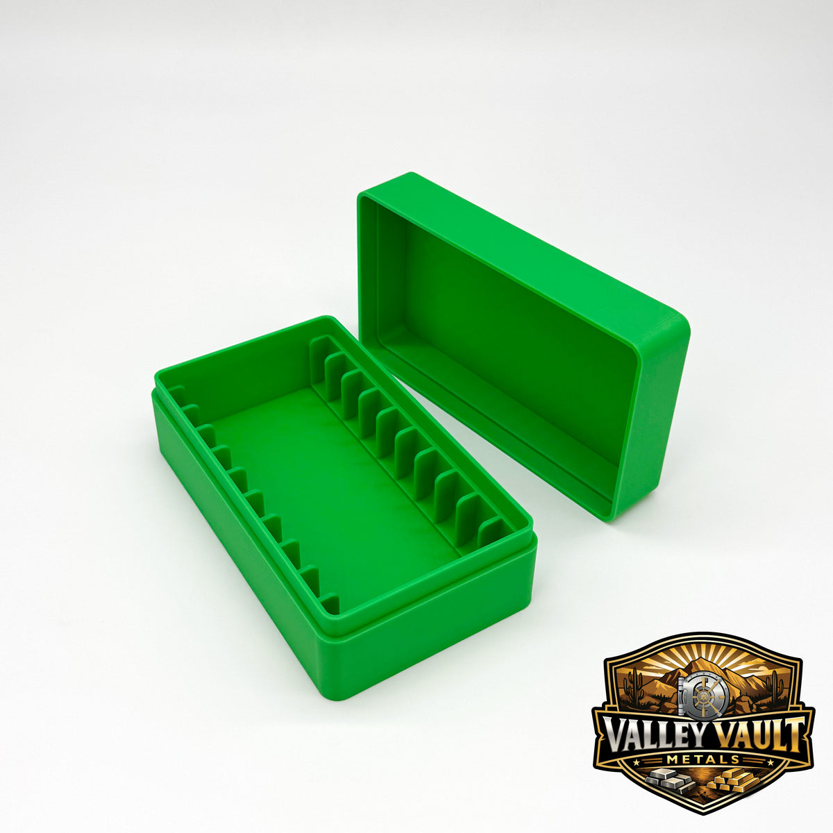 5 oz Silver Bar in Capsule Storage Box - Holds 10 Bars with or without Air Tight capsule