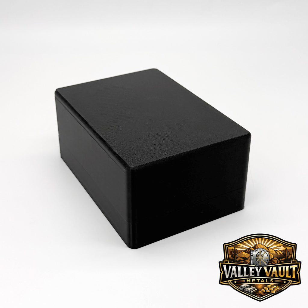 10 oz Silver Bar Capsule Storage Box - Holds 10 Bars with or without Air Tight capsule
