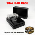 10 oz Silver Bar Capsule Storage Box - Holds 10 Bars with or without Air Tight capsule