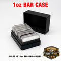 1 oz Silver Bars in Capsules Storage Box - Holds 10 Bars