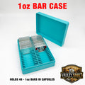 1 oz Silver Bars in Capsules Storage Box - Holds 40 Bars