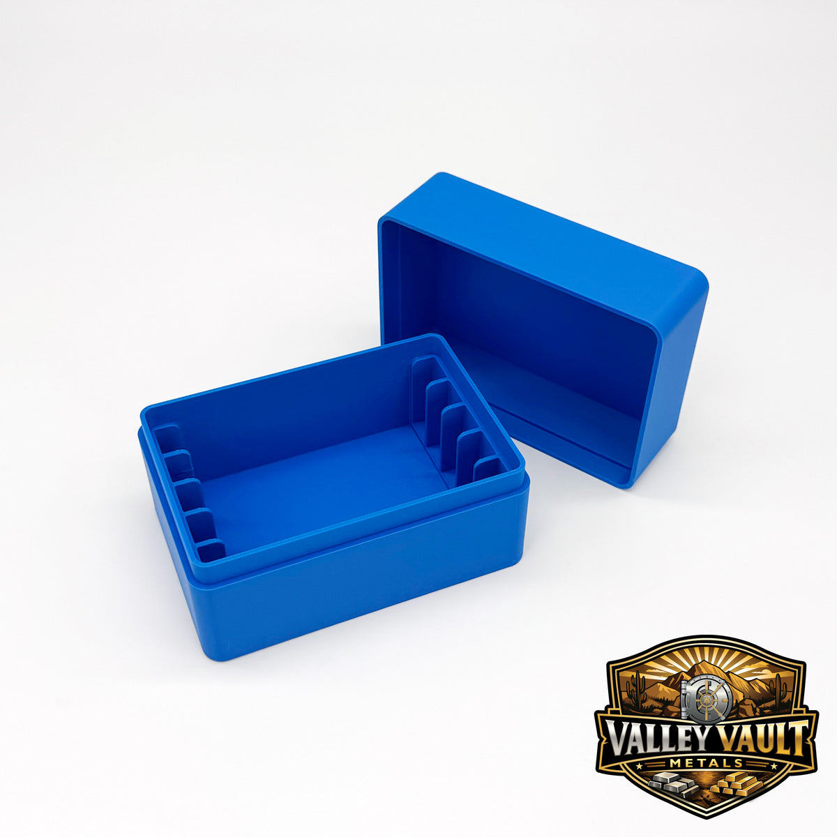 10oz Silver Bar in Capsule Storage Box - Holds 5 Bars with or without Air Tight capsule