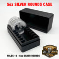 5 oz Silver Rounds in Capsules Storage Box - Holds 10