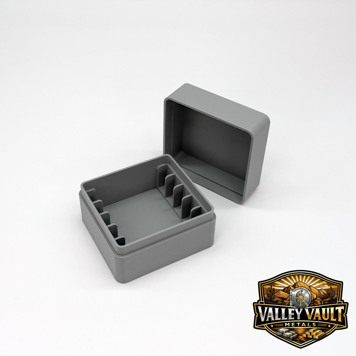 5 oz Silver Bar in Capsule Storage Box - Holds 5 Bars with or without Air Tight capsule