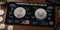 American Silver Eagle Coin Sorting Desk Mat