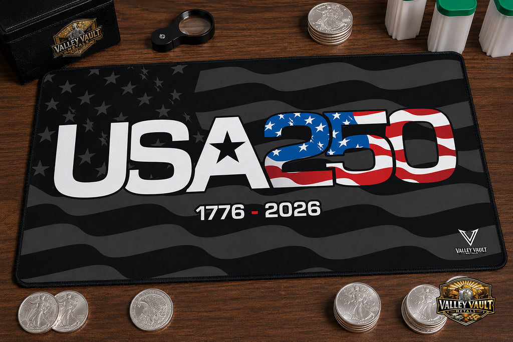 USA 250 Coin Sorting Desk Mat